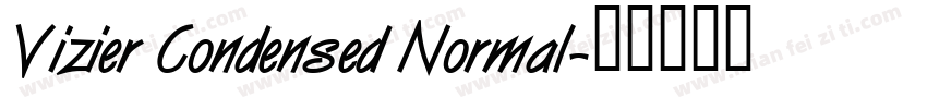 Vizier Condensed Normal字体转换